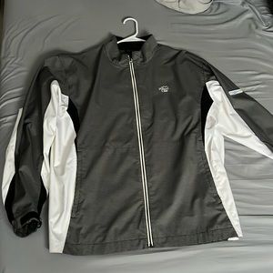 Footjoy golf zip up raincoat